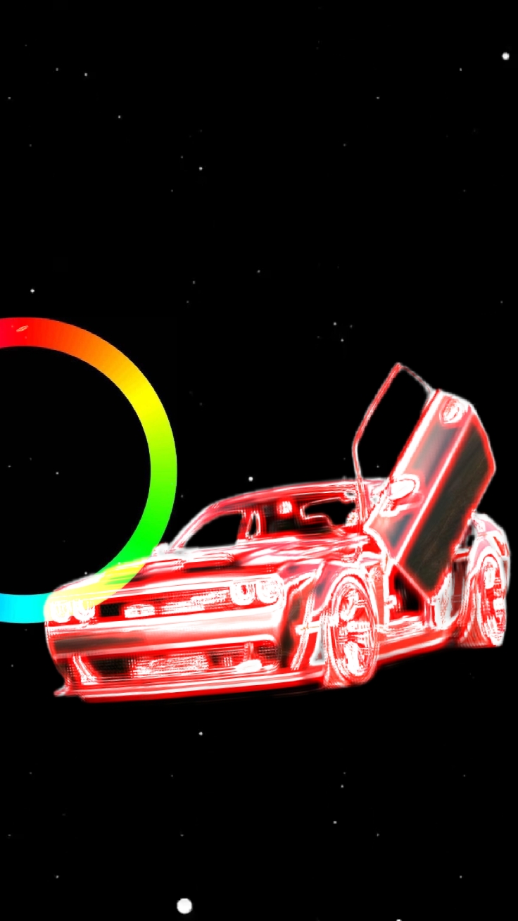 Color wheel effect