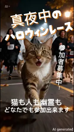 恐怖!真夜中のハロウインレース