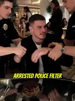 Arrested by police 