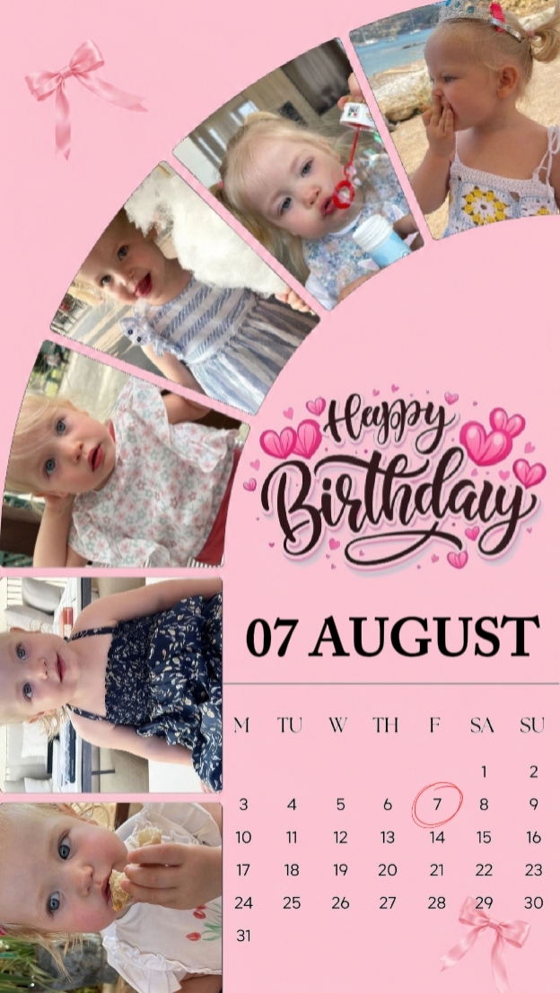 BDAY DAUGHTER 7 AGST