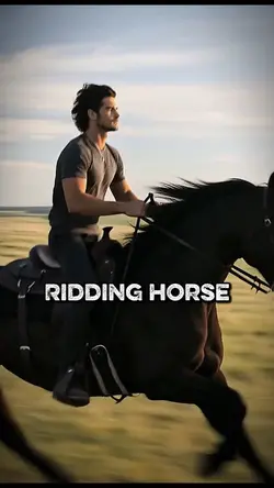 Ridding horse