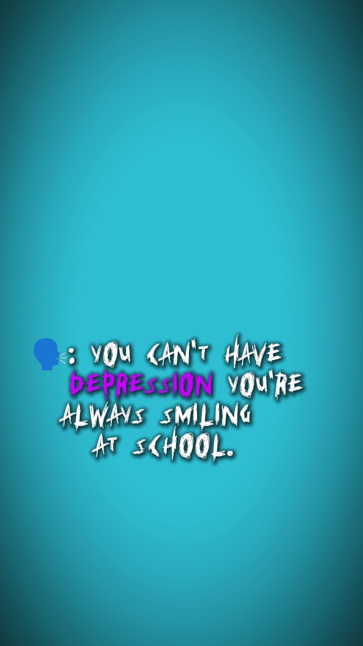 Cant have depression