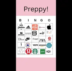 Preppy bingo