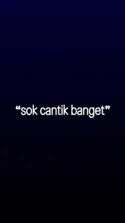 sok cantik banget