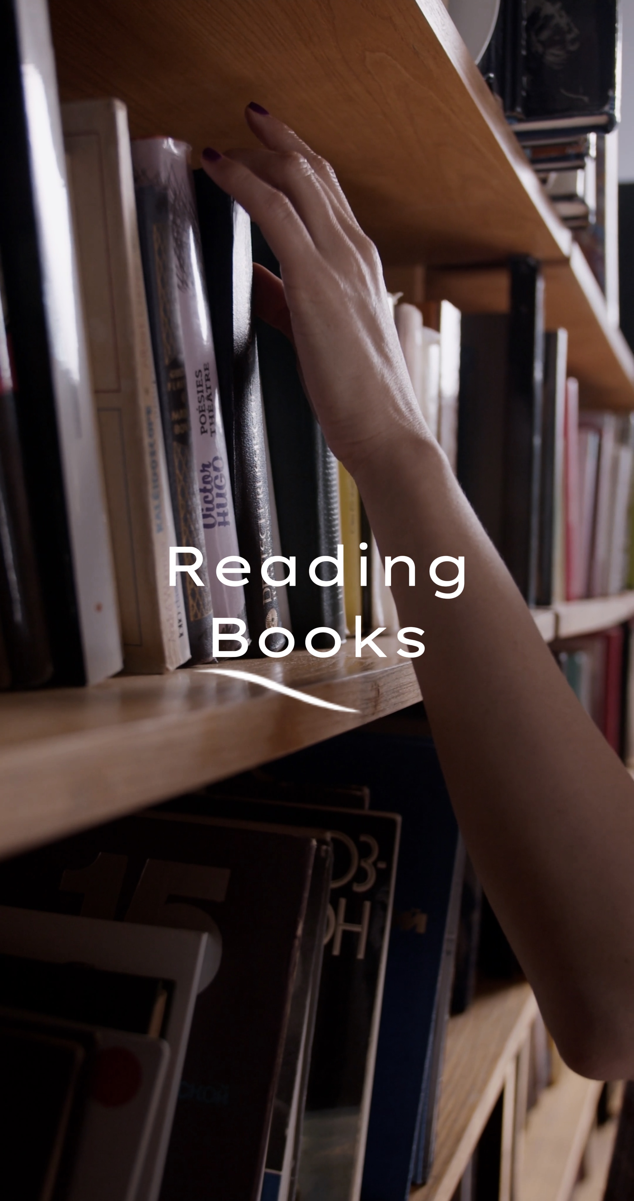 Leyendo libros