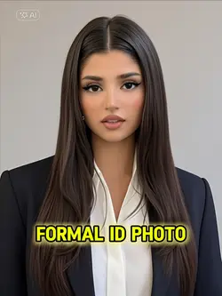 Formal ID photo
