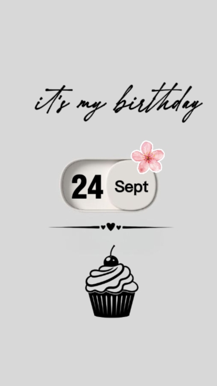 Mon anniversaire 24 sept