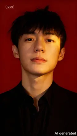 Chân Dung Nền Đỏ