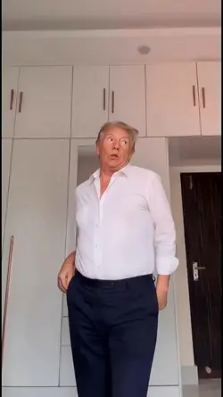 Trump funny dance
