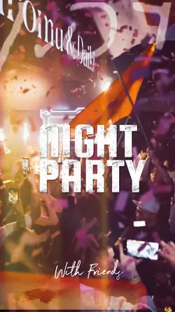 night party at club