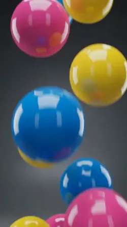 colored balls