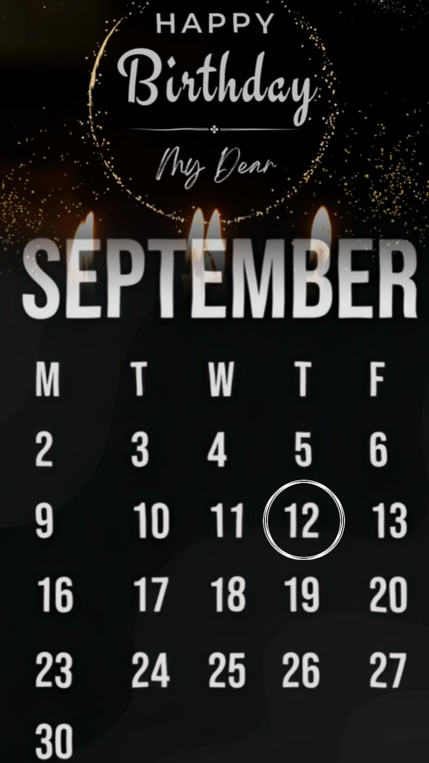 12 September Brithdy