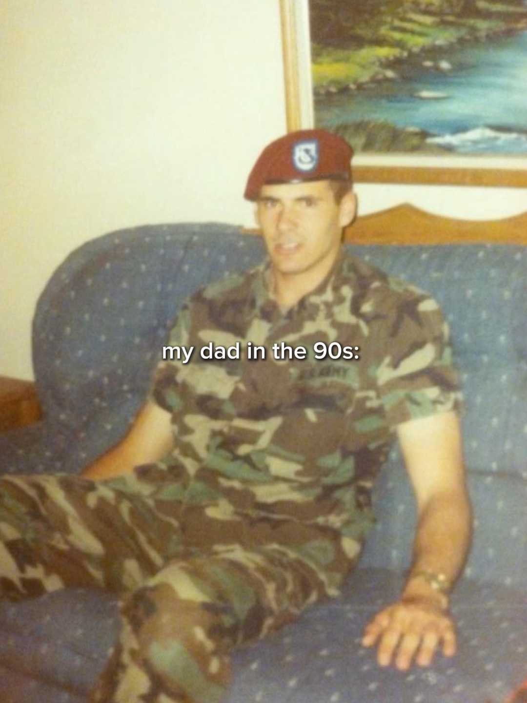 my dad in the 90s