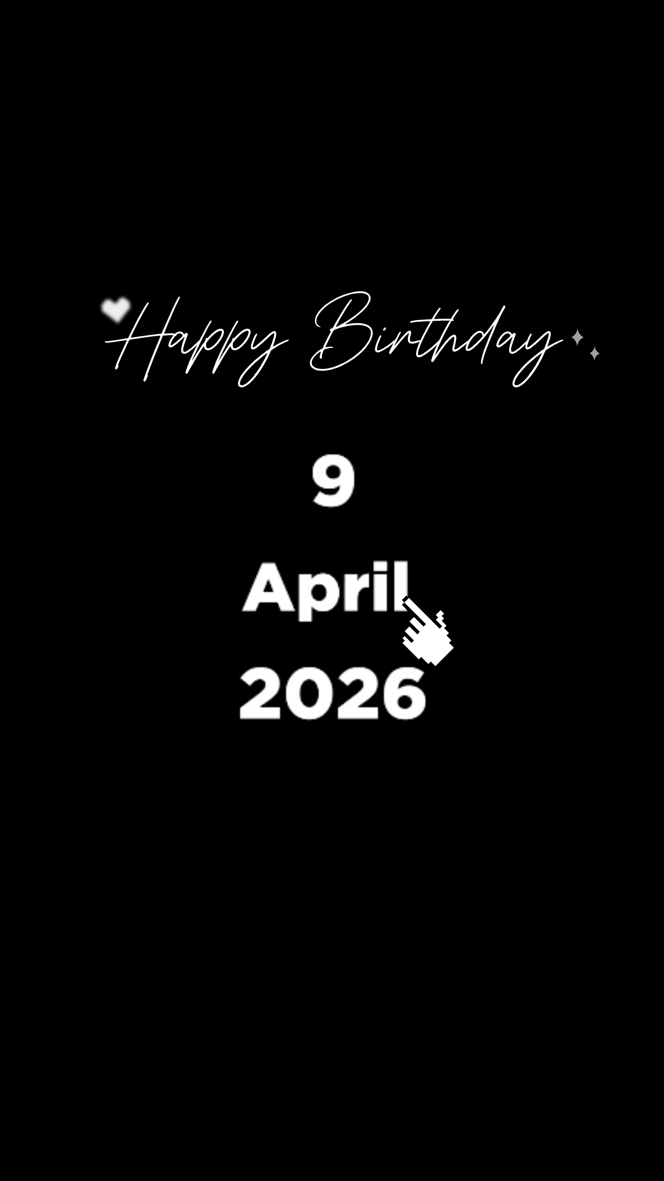 HBD FILHA 9 DE ABRIL