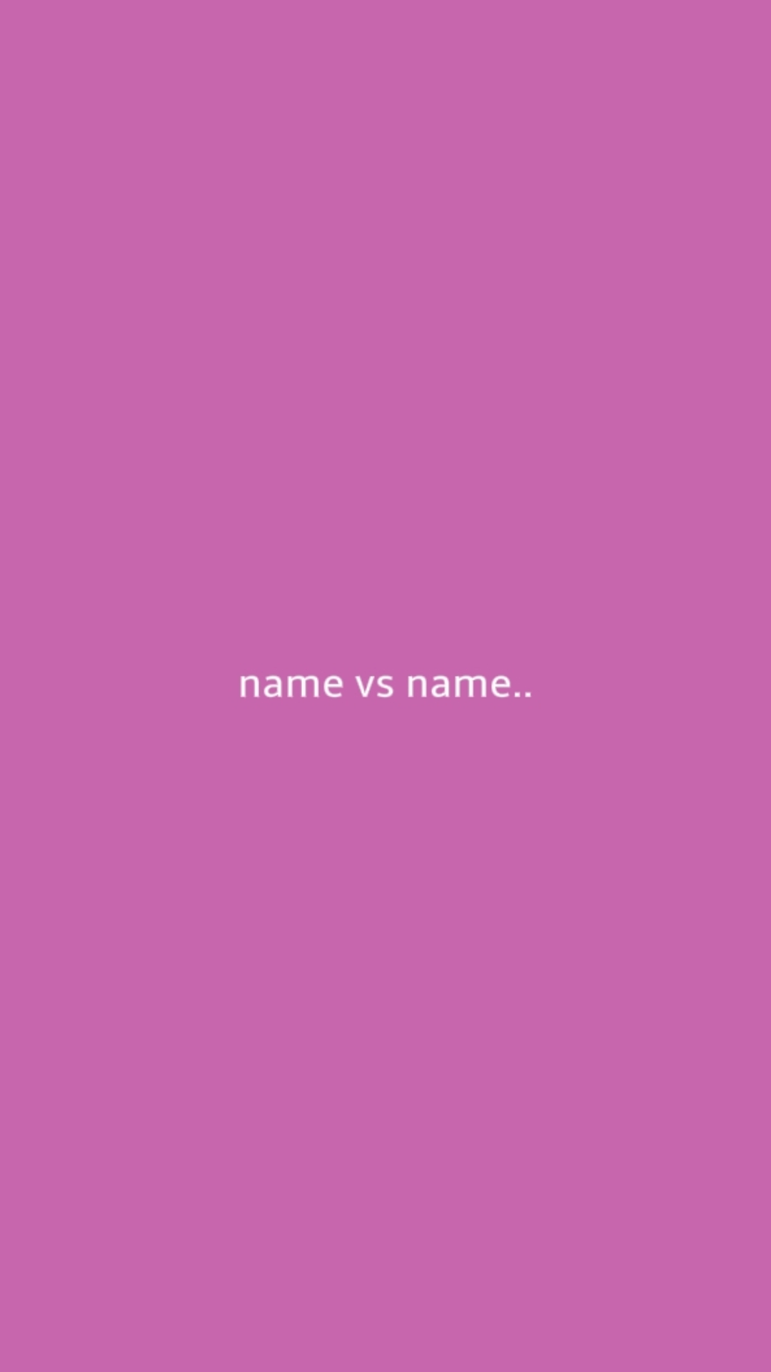 Nome vs nome