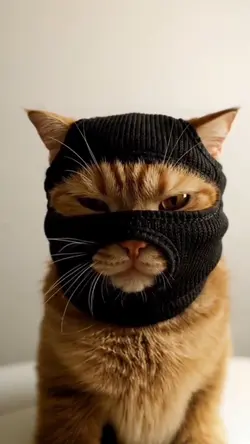 masked cat 