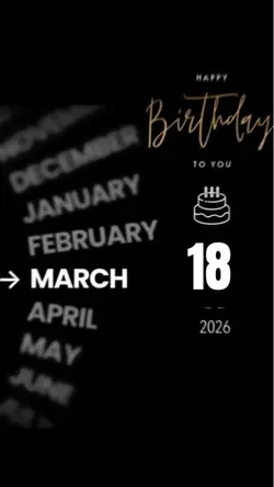 Happy Birthday 18