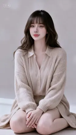 Trang phục màu be AI