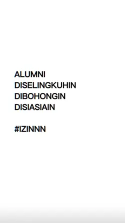 alumni diselingkuhin