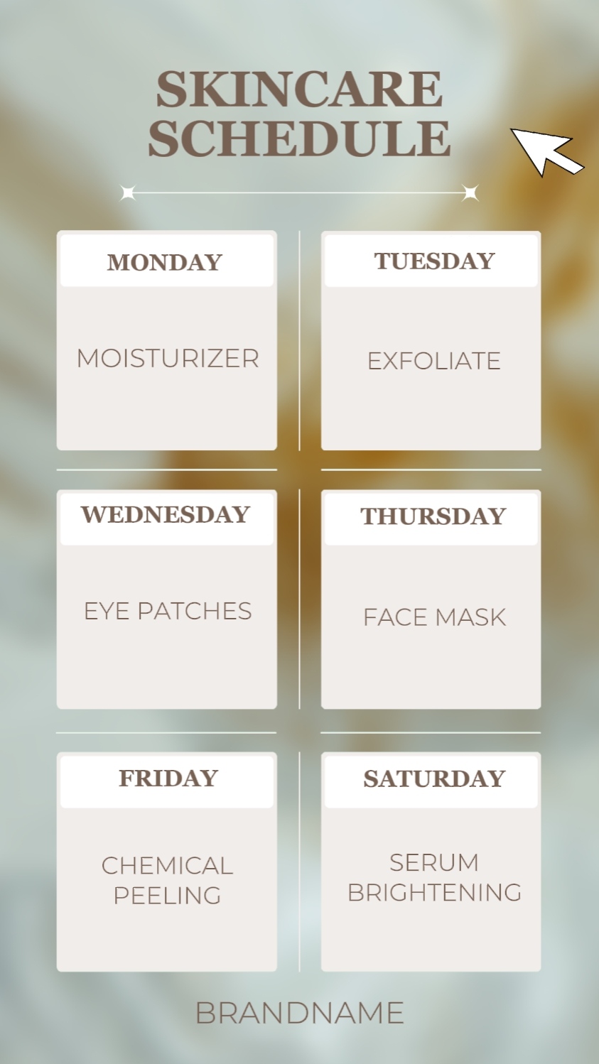 Venta De Belleza Exhibición De Productos Creativos