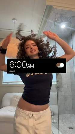 Alarm at 6am 