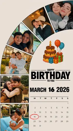 birtday 16 March Son