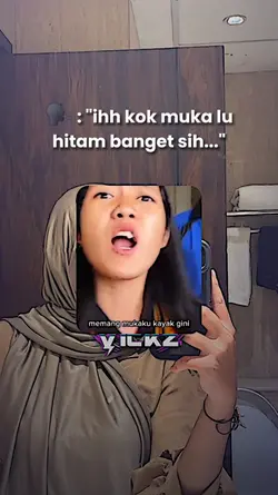 kok muka lu item sih
