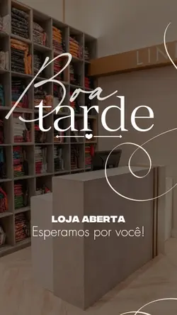 Boa tarde-loja 