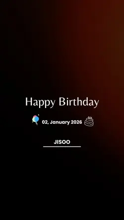 happy birthday Jisoo