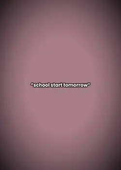schoolstarttomorrow