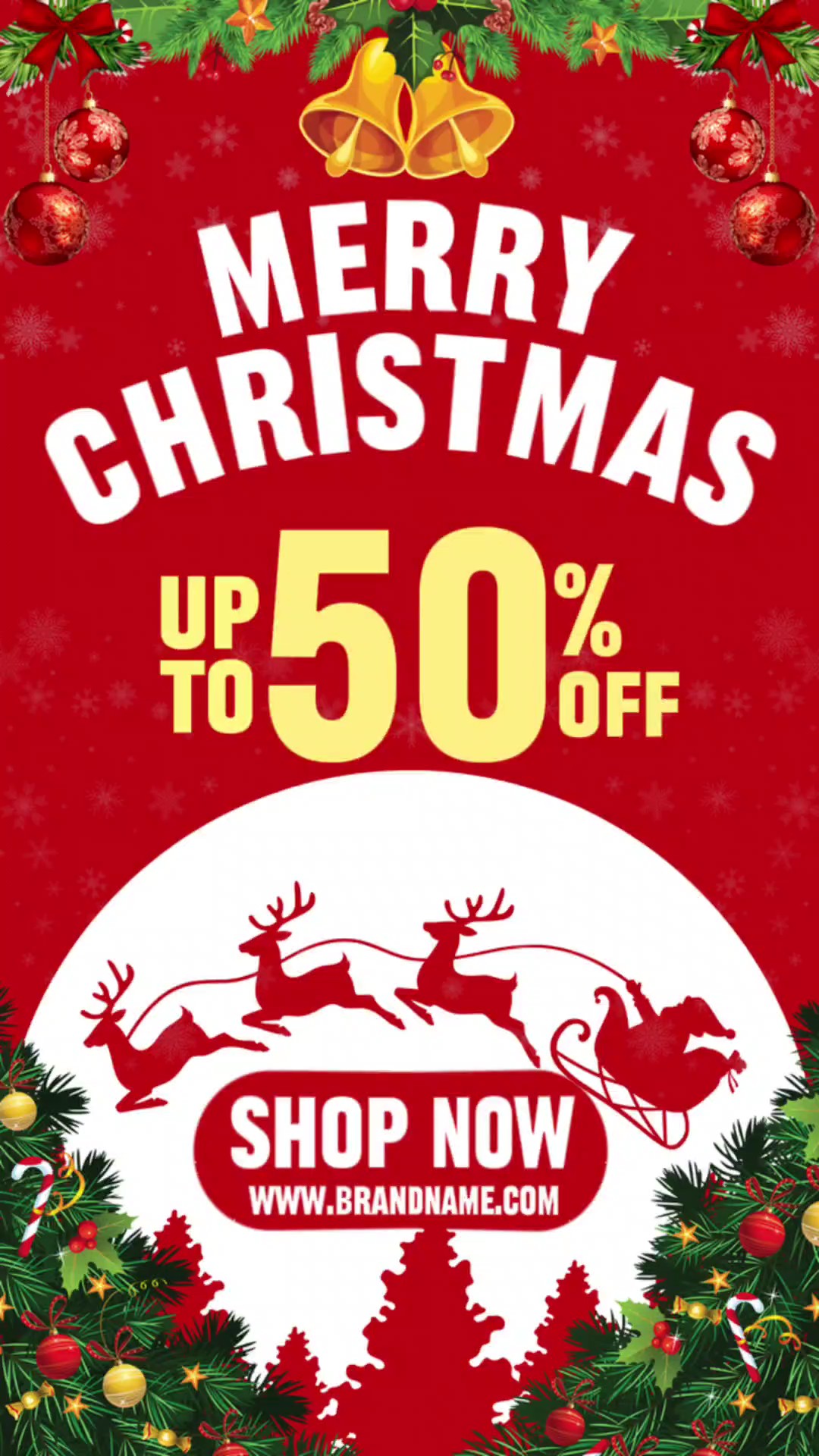 C2B Weihnachten rot und weiß keine dynamischen Poster
