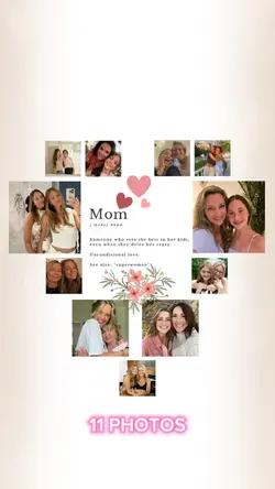 heart frame for mom💖