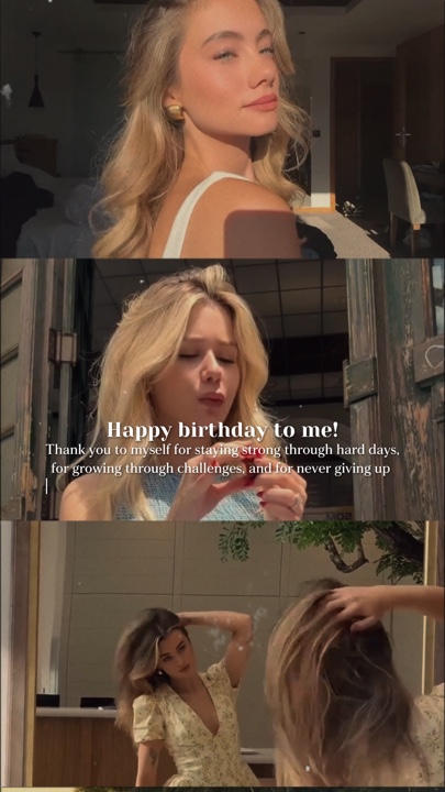 Selamat ulang tahun untukku