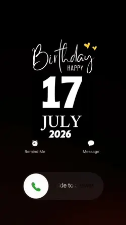Hbd 17 July 2026 