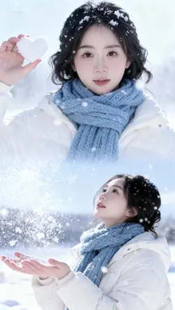 Chụp ảnh mùa đông AI