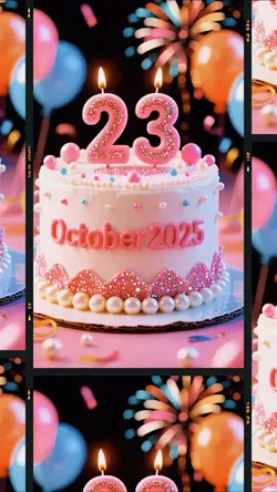 Birthday 23 oct 2025