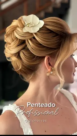 Penteado estiloso 