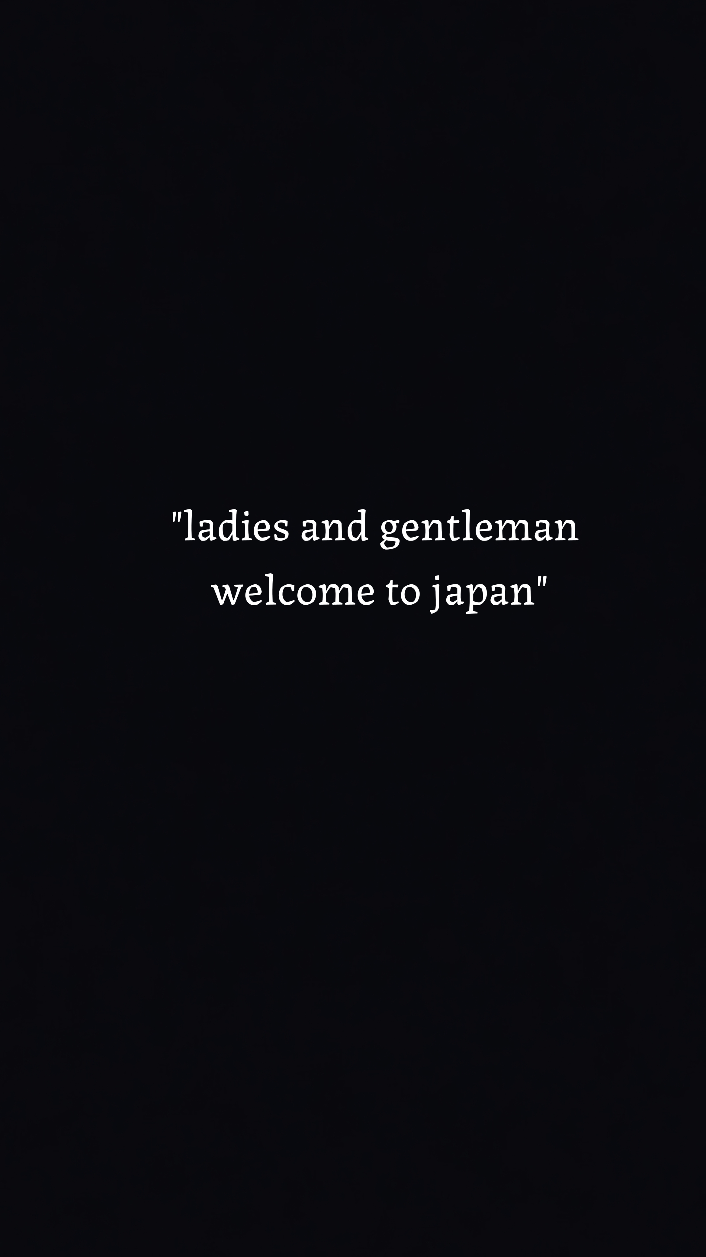 Bienvenue au Japon 