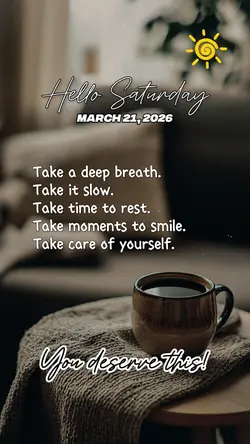 Slow Saturday reset