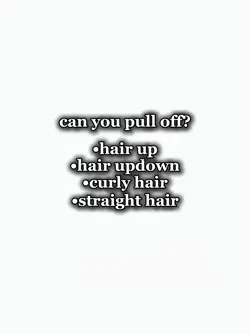 hair up
