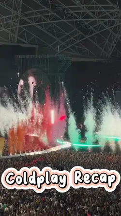Coldplay concert