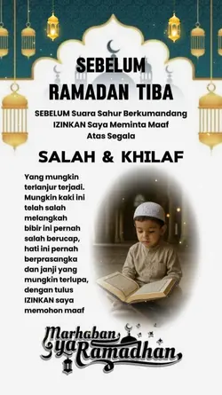 sebelum ramadan tiba