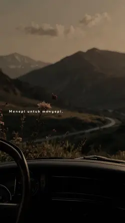 Menepi untuk menyepi