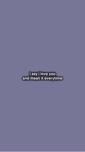 i love you