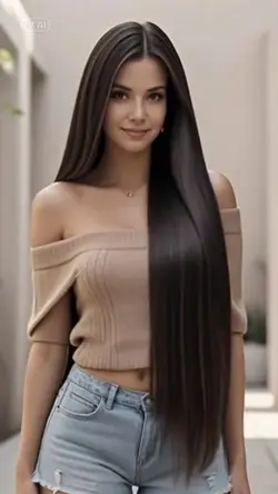 Efeito cabelo grande