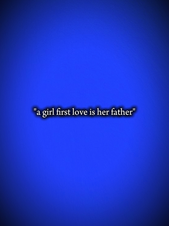 Le premier amour d'une fille.