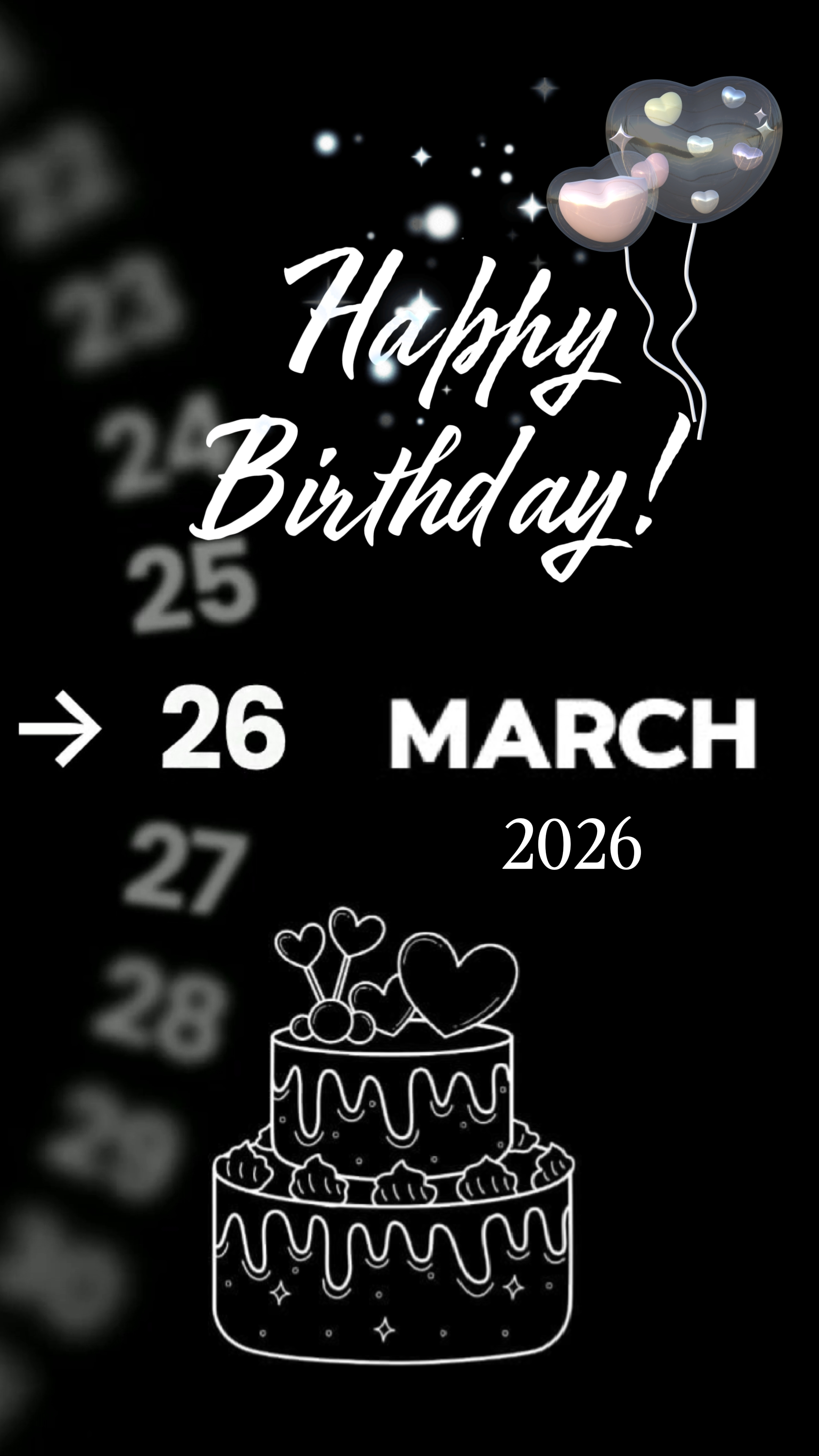 ANNIVERSAIRE LE 26 MARS