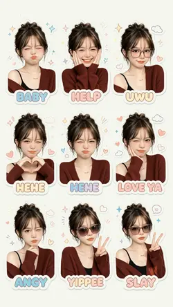 Daily mood sticker