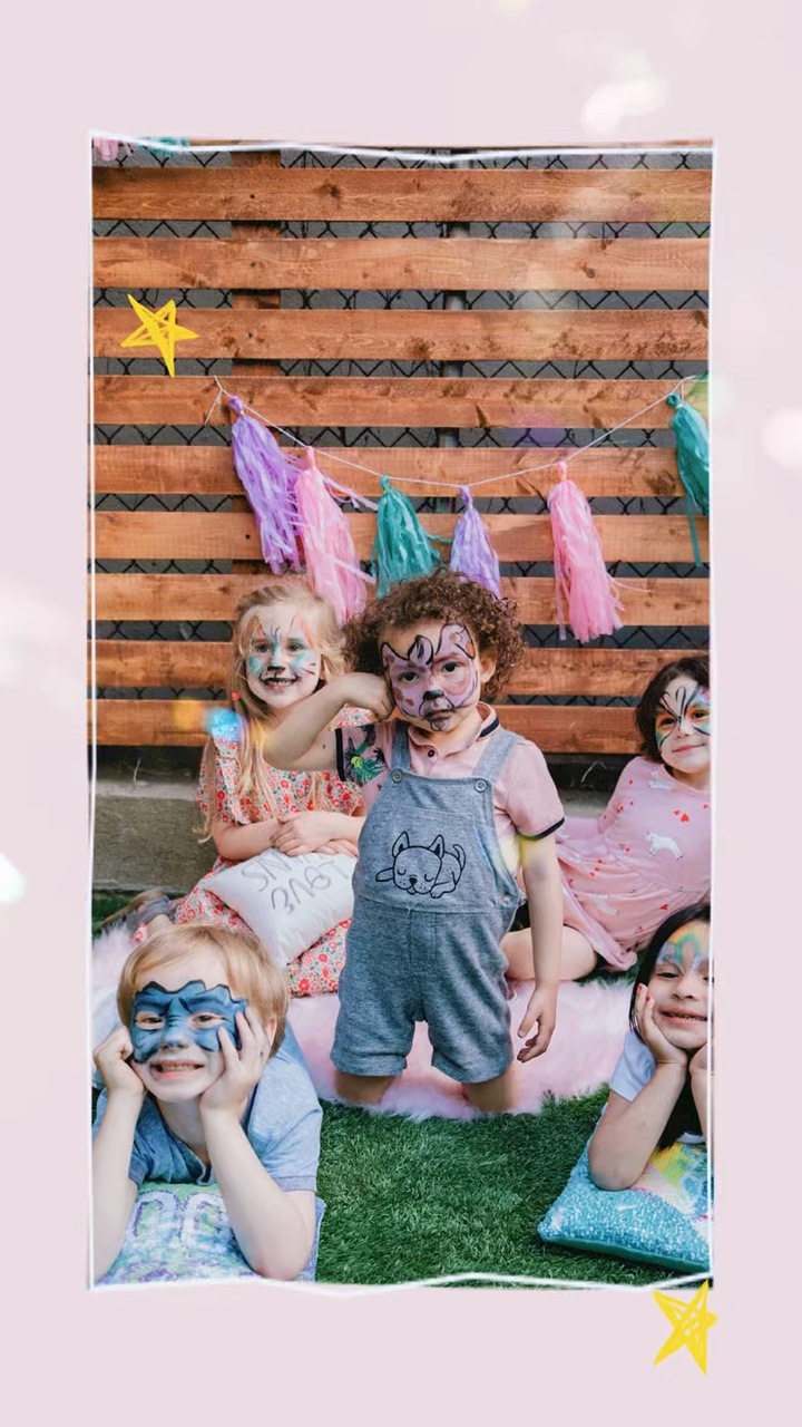 Photo kids template 