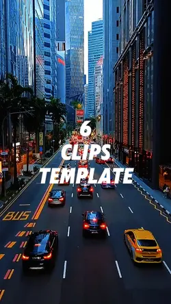 6 clips template